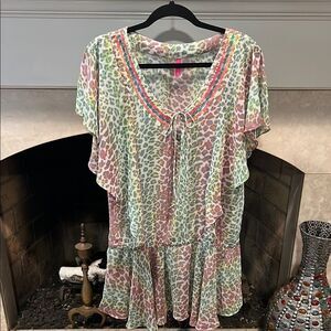 Victoria’s Secret Multicolor Leopard Print Women's Top